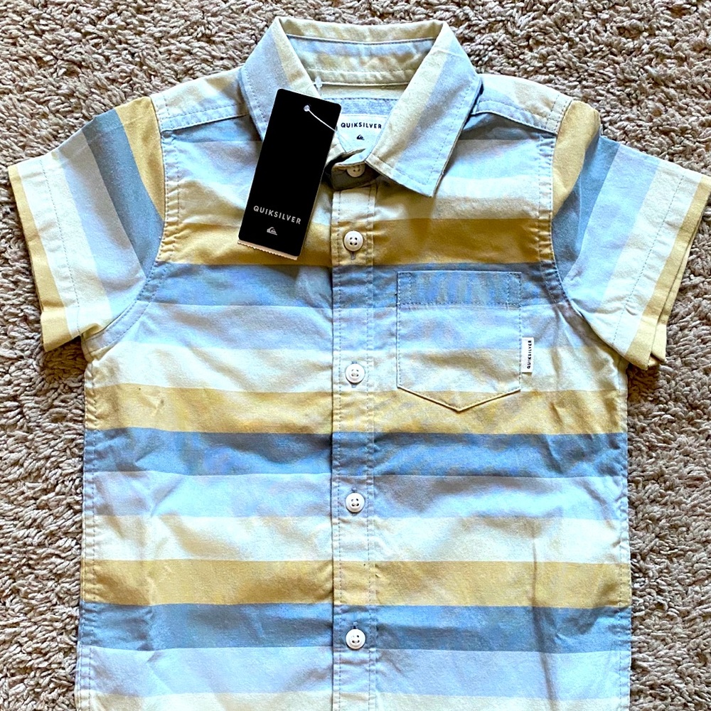 Toddler quicksilver button down